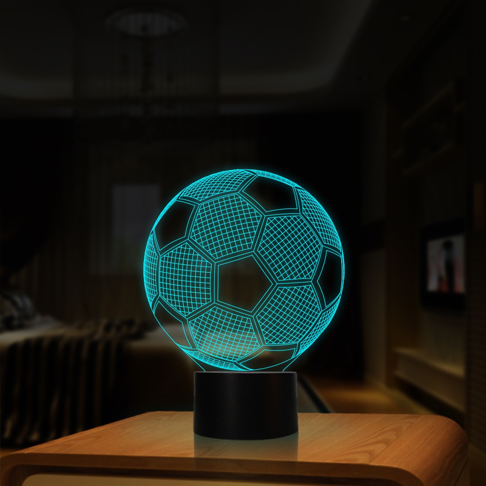 3D illusion lamp football night light - ZapCheckout